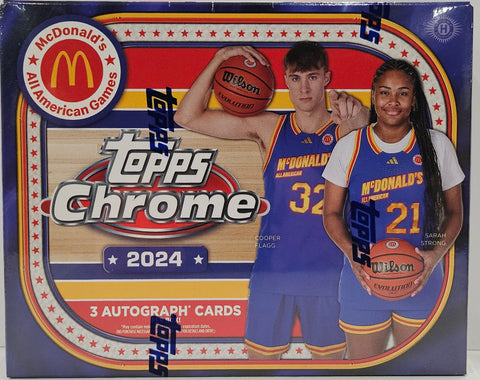 2024 Topps Chrome McDonald's All American Basketball Hobby Box