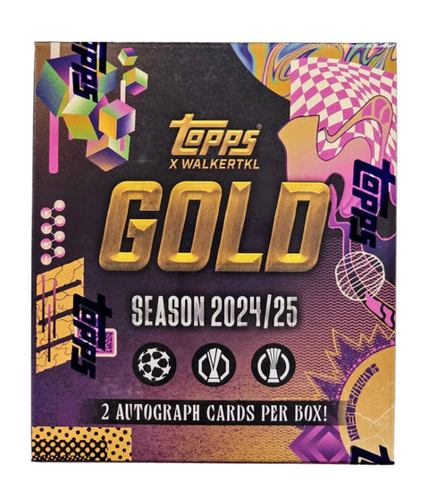 2024/25 Topps Gold UEFA Club Competitions Soccer Hobby Box