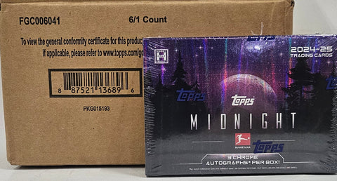 2024/25 Topps Midnight Bundesliga Soccer Hobby Box