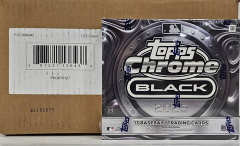 2025 Topps Chrome Black Baseball Hobby Box