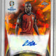 2024 Topps Chrome UEFA Euro Sapphire Belgium Jeremy Doku Auto Orange /25
