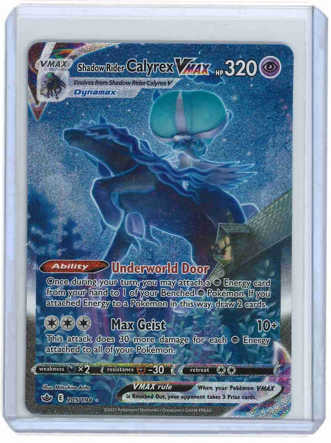 Pokemon Chilling Reign Shadow Rider Calyrex Vmax 205/198