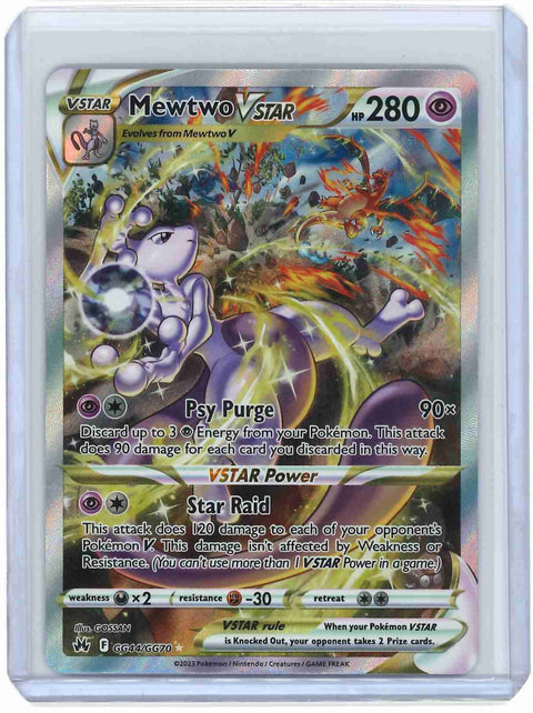 Pokemon Crown Zenith Mewtwo Vstar GG44/GG70