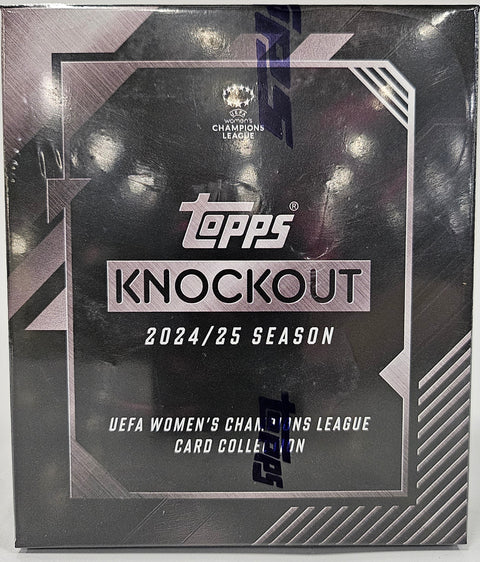 2024/25 Topps UEFA Women's Champions League Soccer Knockout Hobby Box