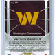 2024 Panini Obsidian Jayden Daniels Atomic Initials Orange Card #14
