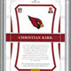 2019 Panini National Treasures  Christian Kirk NFL Logo 1/1