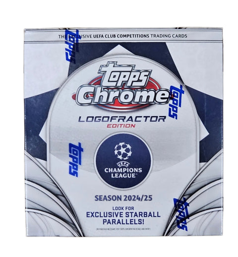 2024/25 Topps Chrome Logofractor UEFA Club Competitions Soccer (London Store Exclusive)