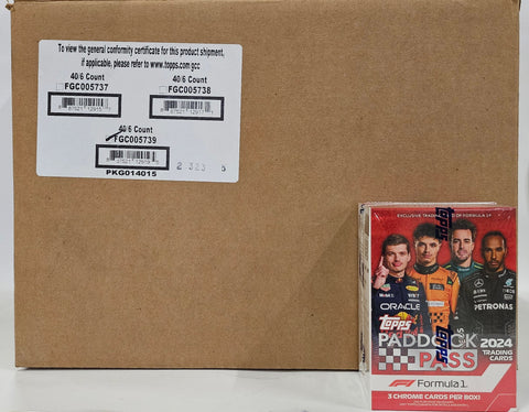2024 Topps Paddock Pass F1 Formula 1-6-Pack Blaster