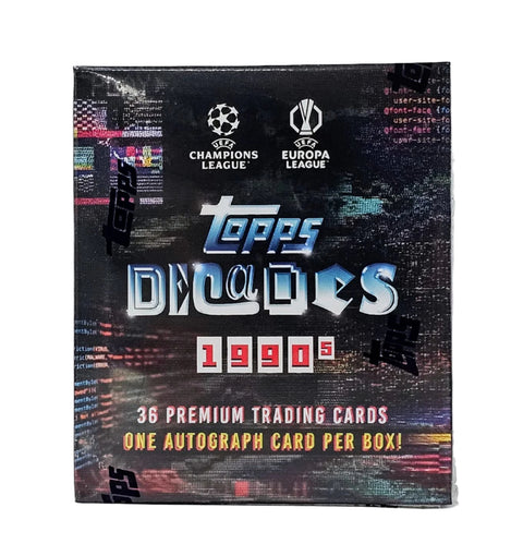 2025 Topps Decades Soccer Hobby Box