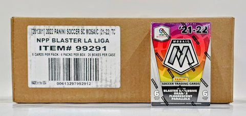 2021/22 Panini Mosaic LaLiga Soccer 6-Pack Blaster (Orange Fluorescent Parallels!)