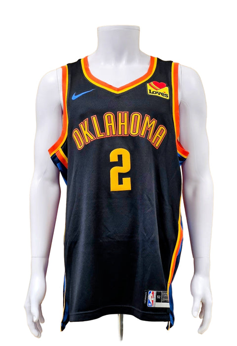 Shai Gilgeous-Alexander Autographed Black City Edition Nike Jersey (Panini)