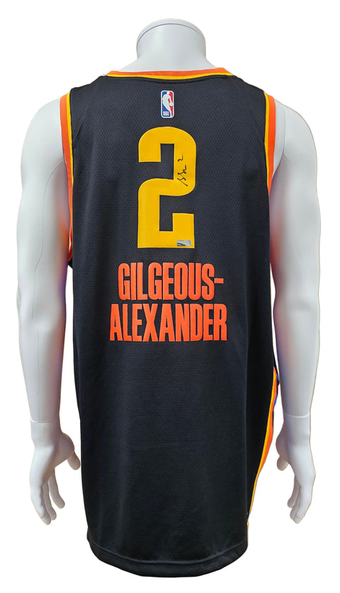 Shai Gilgeous-Alexander Autographed Black City Edition Nike Jersey (Panini)