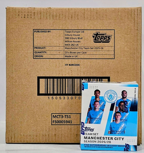 2025/26 Topps Manchester City Soccer Team Set