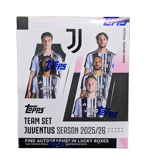 2025/26 Topps Juventus Soccer Team Set Box