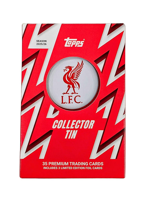 2025/26 Topps Liverpool Soccer Collector Tin
