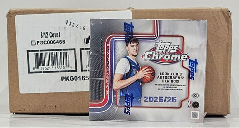 2025/26 Topps Chrome Basketball Hobby Jumbo