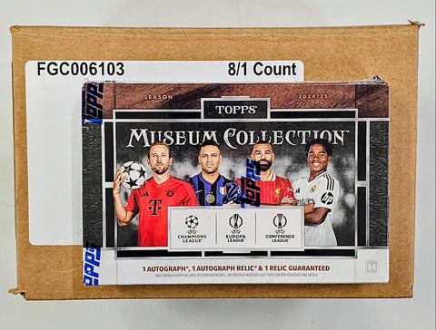 2024/25 Topps UEFA Club Competitions Museum Collection Soccer Hobby (Presell)