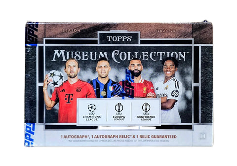 2024/25 Topps UEFA Club Competitions Museum Collection Soccer Hobby (Presell)