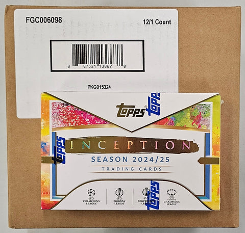 2024/25 Topps Inception UEFA Club Competitions Soccer Hobby (Presell)