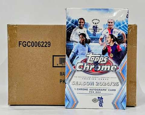 2024/25 Topps Chrome UEFA Women's Champions League Soccer Hobby