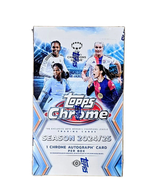 2024/25 Topps Chrome UEFA Women's Champions League Soccer Hobby