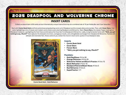 2025 Topps Deadpool Chrome Hobby