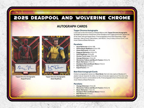 2025 Topps Deadpool Chrome Hobby