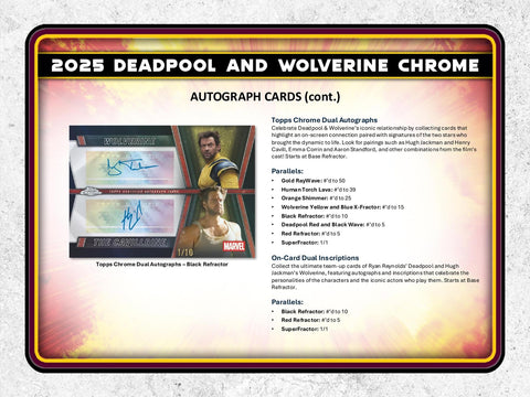 2025 Topps Deadpool Chrome Hobby