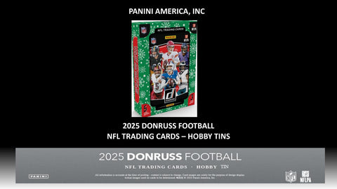 2025 Panini Donruss Football Winter Holiday Tin