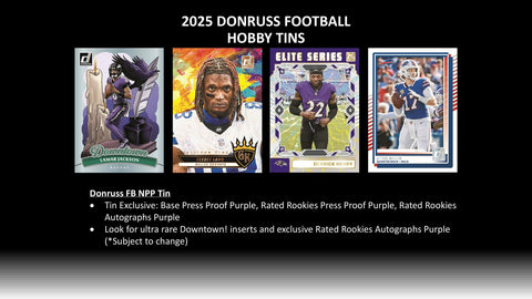 2025 Panini Donruss Football Winter Holiday Tin
