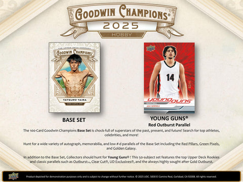 2025 Upper Deck Goodwin Champions Hobby