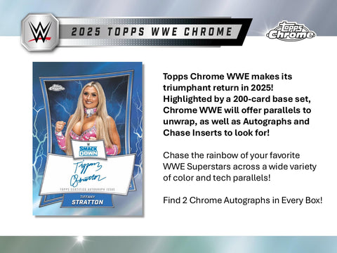 2025 Topps Chrome WWE Wrestling Hobby