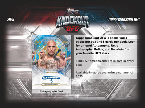 2025 Topps Knockout UFC Hobby