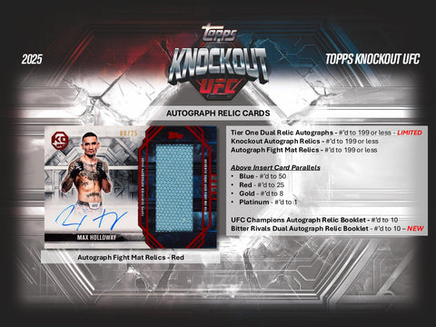 2025 Topps Knockout UFC Hobby