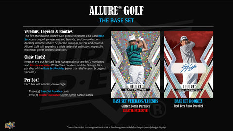 2026 Upper Deck Allure Golf Blaster
