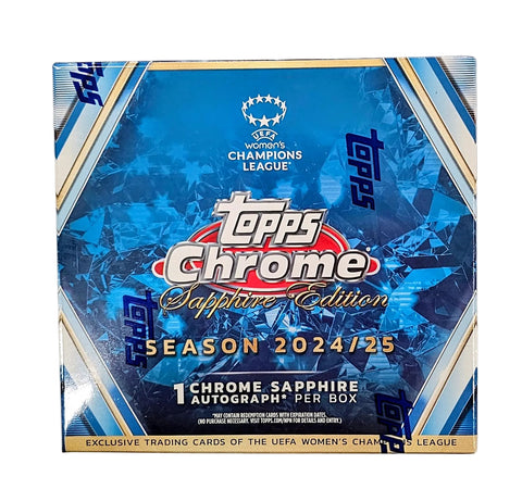 2024/25 Topps Chrome Sapphire UEFA Women's Champions League Soccer Hobby
