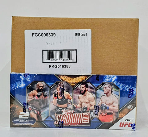2025 Topps Stadium Club UFC Hobby