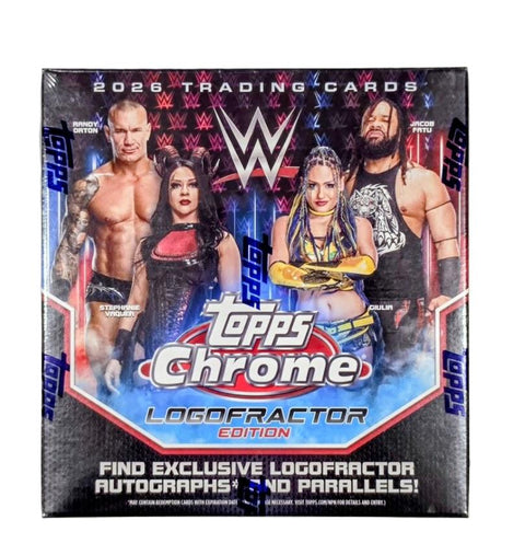 2026 Topps Chrome WWE Wrestling Logofractor Edition