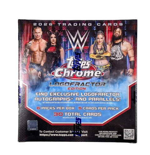 2026 Topps Chrome WWE Wrestling Logofractor Edition
