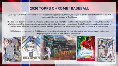 2026 Topps Chrome Baseball Hobby Jumbo