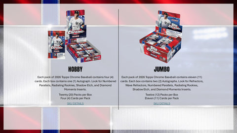 2026 Topps Chrome Baseball Hobby