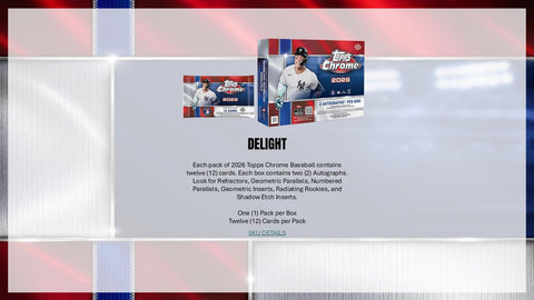 2026 Topps Chrome Baseball Hobby