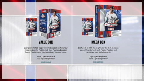 2026 Topps Chrome Baseball Hobby Jumbo