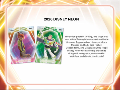 2026 Topps Disney Neon Hobby (Presell)