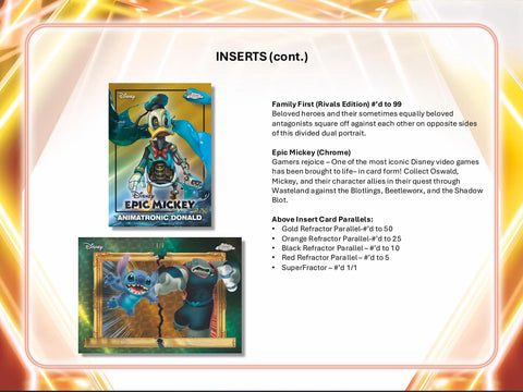 2026 Topps Disney Neon Mega