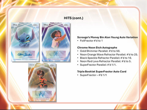 2026 Topps Disney Neon Mega
