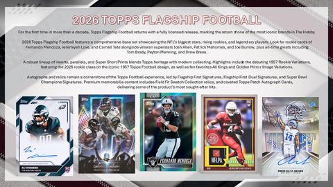 2026 Topps Football Hobby Jumbo (Presell)