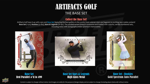 2026 Upper Deck Artifacts Golf Hobby