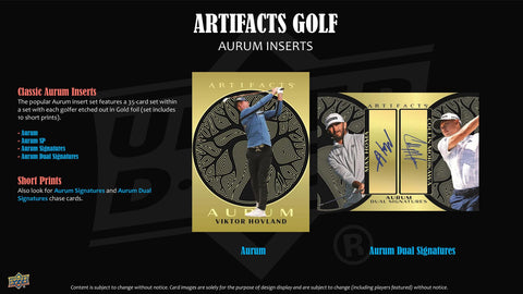 2026 Upper Deck Artifacts Golf Hobby