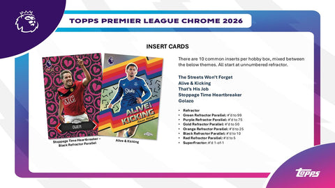 2026 Topps Chrome Premier League EPL Soccer Breakers Delight